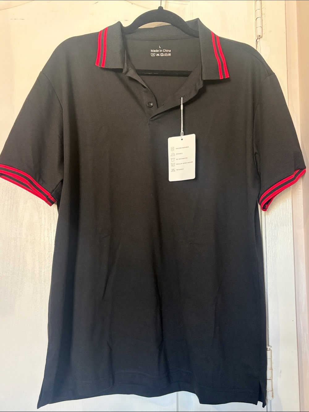 Men's Classic Fit Tipped Polo Shirt - Picture 2 of 3